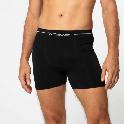 Cueca Boxer Microfibra Sem Costura Preta