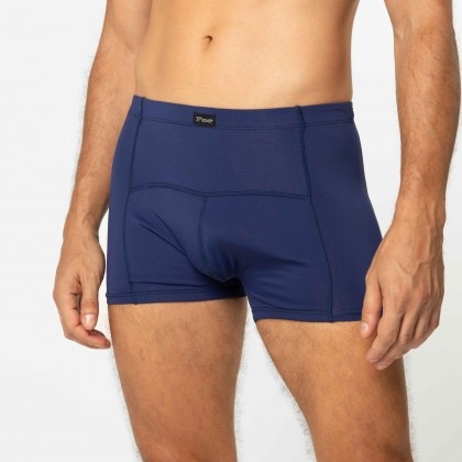 Cueca Boxer Dryfit Azul Marinho