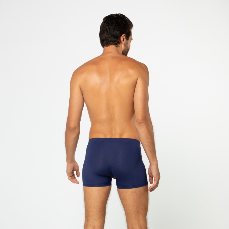 Cueca Boxer Dryfit Azul Marinho