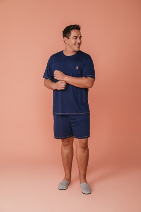 Pijama Masculino Azul Marinho