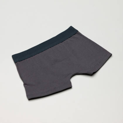 Cueca Boxer Infantil Cinza Escuro