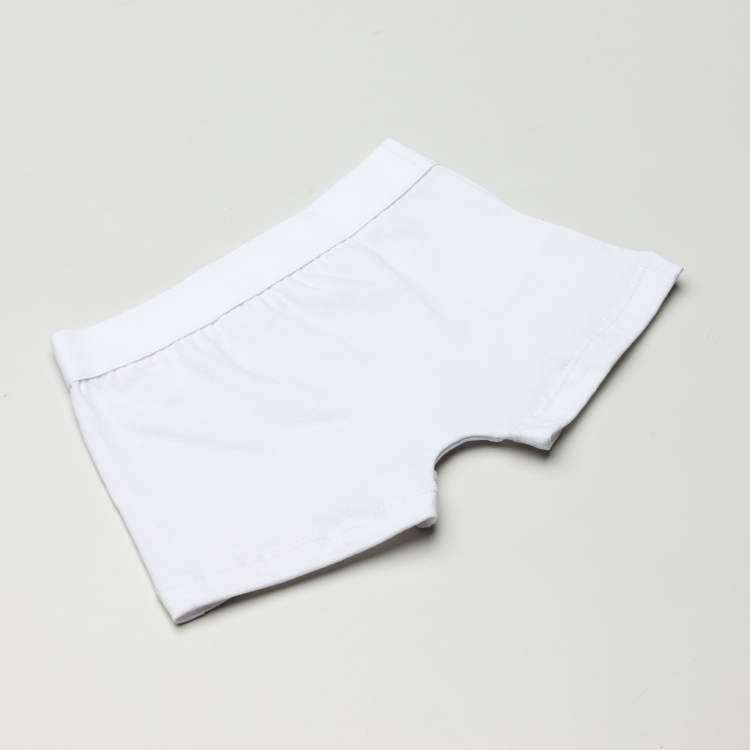 Cueca Boxer Infantil Branca