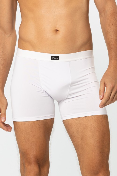 Cueca Boxer Básica Microfibra Branco