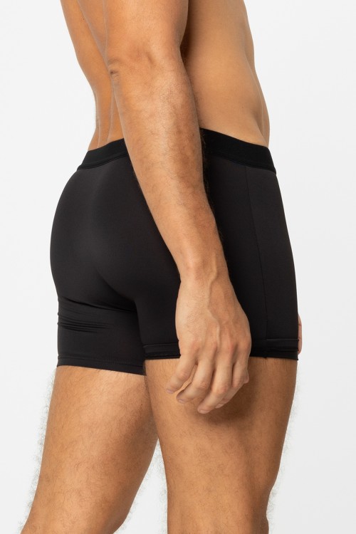 Cueca Boxer Básica Microfibra Preto
