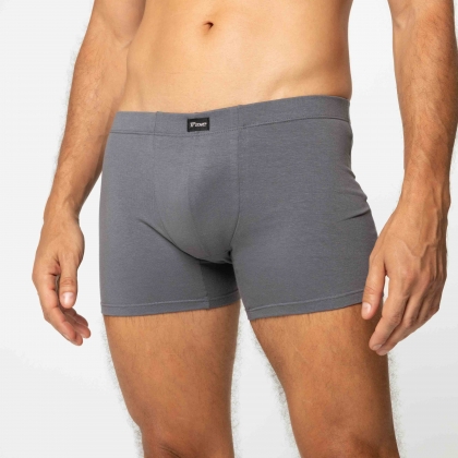 Cueca Boxer Cotton Cinza