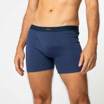 Cueca Boxer  Cotton Com Abertura