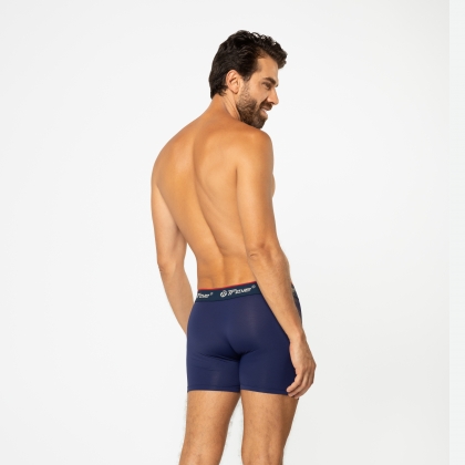 Cueca Boxer Dryfit Azul Marinho