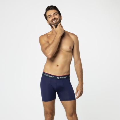 Cueca Boxer Dryfit Azul Marinho