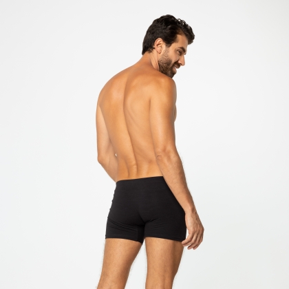 Cueca Boxer Cotton Preto