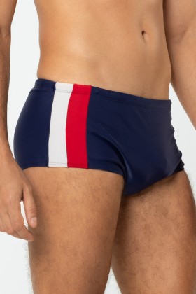 Sunga Slip Recortes nas Laterais Azul Marinho