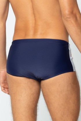 Sunga Slip Recortes nas Laterais Azul Marinho