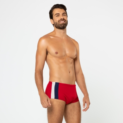 Sunga Slip Recortes nas Laterais Vermelho