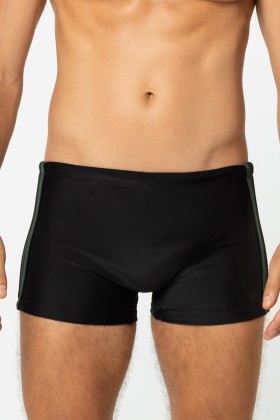Sunga Boxer Listras Laterais Preto