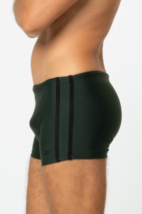 Sunga Boxer Listras Laterais Verde