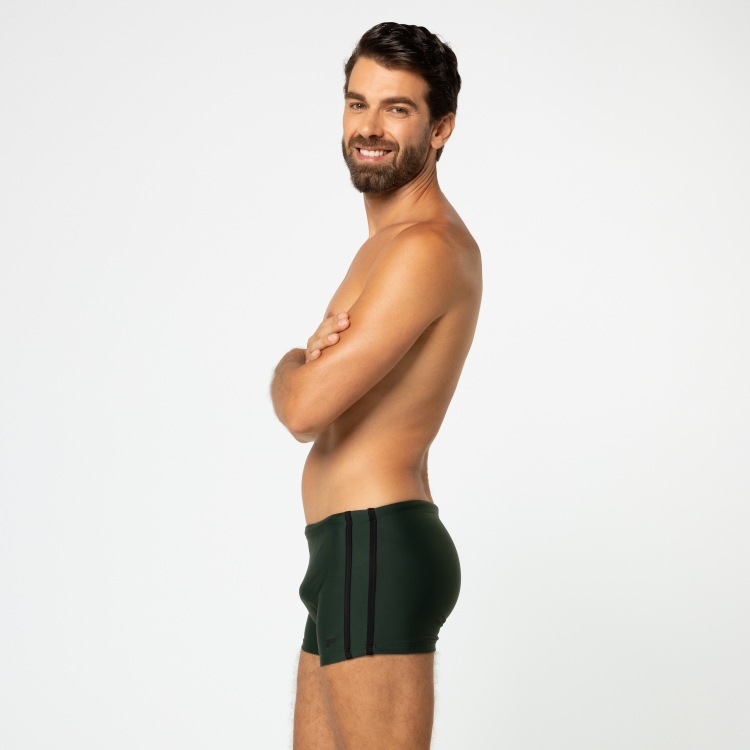 Sunga Boxer Listras Laterais Verde