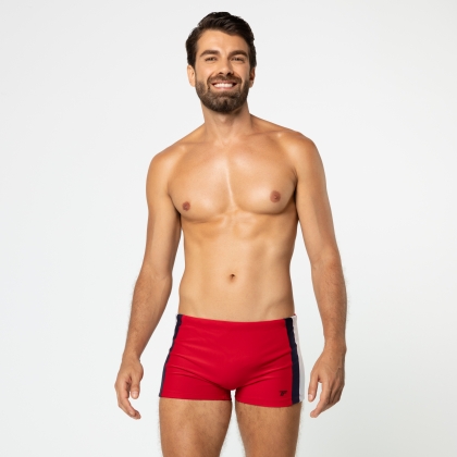 Sunga Boxer Recortes nas Laterais Vermelho