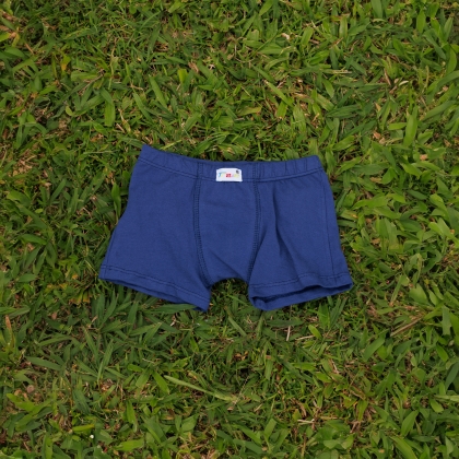 Cueca Boxer Long Infantil AZ.Marinho