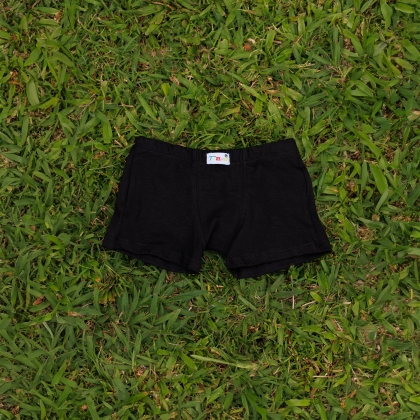 Cueca Boxer Long Infantiil Preta