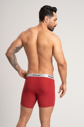 Cueca Boxer Long Fibra de Bambu Canelado