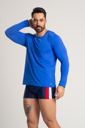 Blusa De Manga Comprida Com Proteção UV
