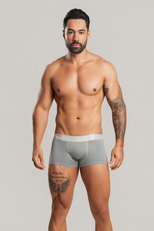 Cueca Sungão Algodão Cinza Médio