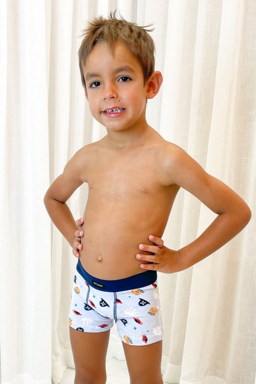 CUECA BOXER INFANTIL P048