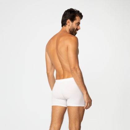 Cueca Boxer De Microfibra Branco