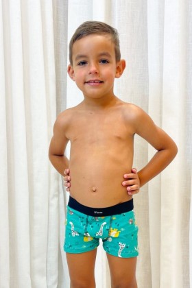 CUECA BOXER INFANTIL